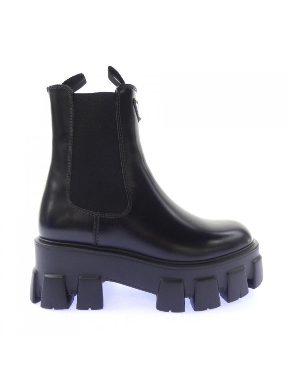 Prada Monolith Chelsea Triangle Logo Boots